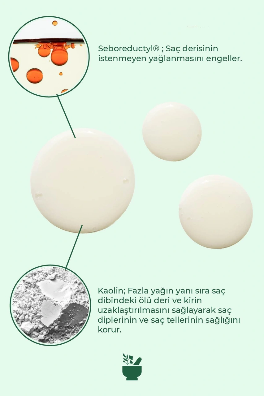 Cosmed İnce Telli ve Yağlı Saçlar için Sülfatsız Kil İçeren Şampuan - Balancing Clay Shampoo - 400 ml
