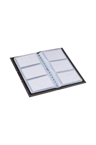 Kartvizit Albümü 3 Sıralı 144 Kartlık 12x21 Cm