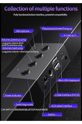 Butu Yındıao A36 ABS Masaüstü Bluetooth Hoparlör