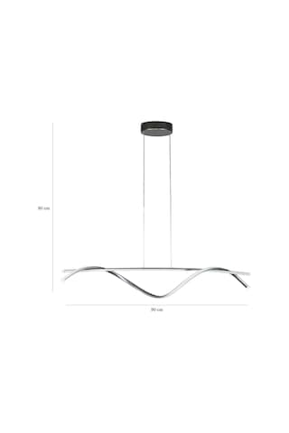 Eclipse Gri Renk Modern Tasarım Beyaz Ledli Cafe - Mutfak - Salon 2 Li Led Avize