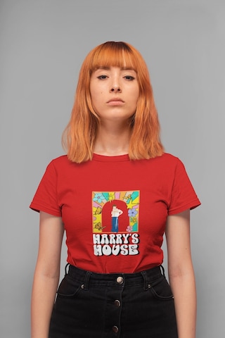 Noıssey Harry Styles - Harry's House Tasarımlı Standart Kalıp Unisex Kırmızı T-shirt