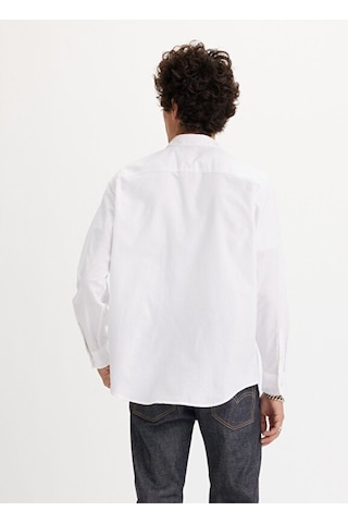 Levi's Levis Logo İşlemeli Erkek Beyaz Gömlek - A7210-0000 Beyaz