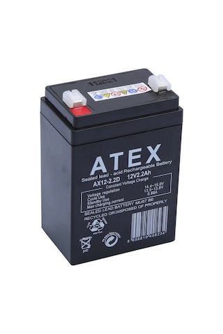 Atex Ax12-2.2 12v 2.2ah Dik Akü