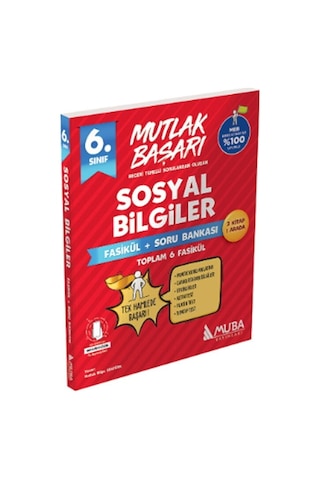 Muba Yayınları 6. Sınıf Sosyal Bilgiler Fasikül Soru Bankası