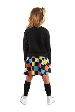 Denokids Mshb&g Gökkuşağı Zebra Kız Çocuk Etek Takım Renkli Çok Renkli