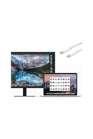 Iki Ucu Mini Display Kablo Minidisplay Port To Thunderbolt 5M