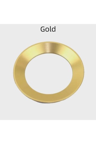 Araba Stil Direksiyon Amblemi Dekoratif Daire Halka Aksesuarları Altın