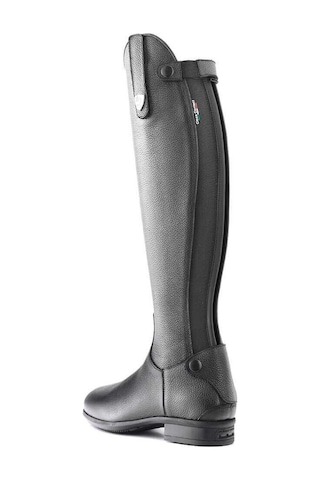 Tattini Unisex Hakiki Deri Siyah Small Binici Cizmesi Çizme 990 Bracco Cızme Black- Small Siyah