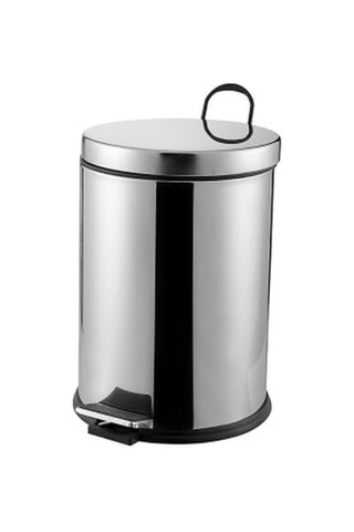 Pedallı Çöp Kovası Krom 12 Lt 000302