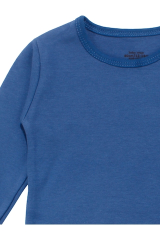 Bebegen Unisex Yuvarlak Yaka Laci Düz Çıtçıtlı Body Zıbın Çok Renkli