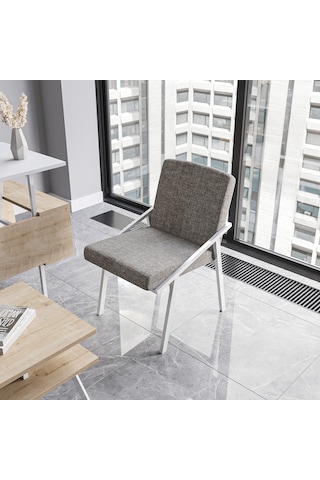 Lagomood İrony Maxi İki Koltuklu Ofis Takım Meşe Beyaz