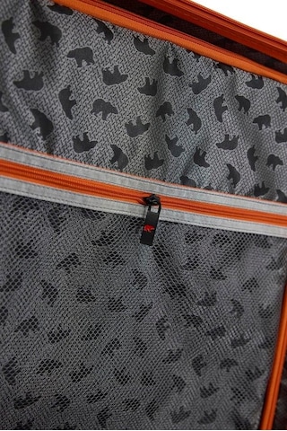 Bad Bear Logo Suitcase 23.01.80.001g Gri Büyük Boy Tekerlekli Abs Valiz 95 Lt. Gri