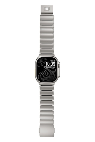 Watch Ultra 49mm Tgco Krd-152 Titanyum Silikon Kordon - Gri-turuncu