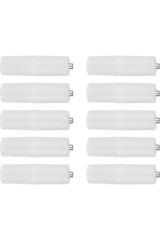 Tenfowee 10 Adet Şeffaf Aaa'dan Aa'ya Pil Dönüştürücü, Dayanıklı Abs Malzeme, Hafif Ve Taşınabilir