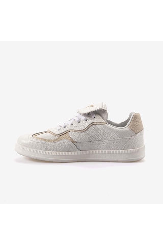 Rouge Hakiki Deri Kadın Spor & Sneaker Ayakkabı 6633 Beyaz