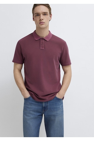 Mavi - Bordo Polo Tişört 0613311-70426