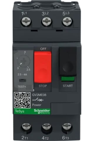 Schneider Electric Tesys Deca Gv2Me08 Motor Koruma Şalteri (2,5A-4A)