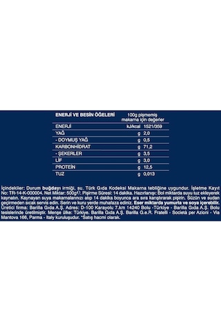 Gnocchetti/deniz Kabuğu Makarna 500 Gr
