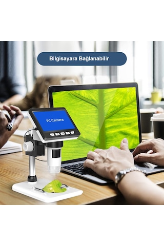 Triline 1000x Dijital Lcd Ekranlı Usb Hd Mikroskop 1080p 4.3 İnç