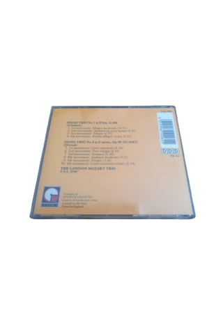Schubert Pıano Trıo No.1 Dvorak Pıano Trıo Dumky Cd The London Mozart Trıo