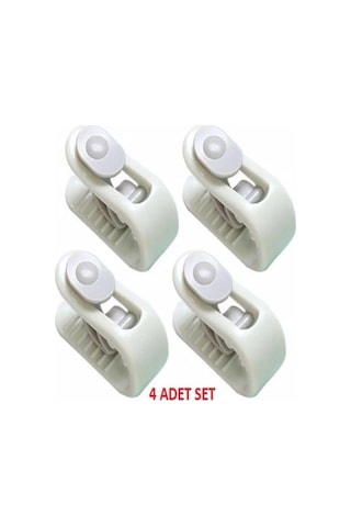 4 Adet Mandallı Yorgan Battaniye Sabitleme Klipsi Nevresim Tutucu