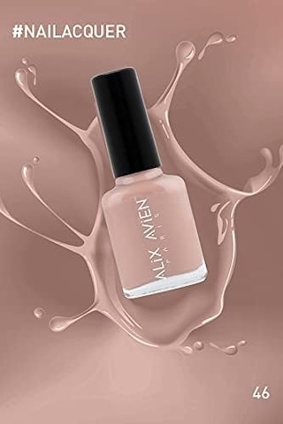 Pembe Nude Oje 46 - Yüksek Pigmentli Uzun Süreli Kalıcılık Hızlı Kuruma - Nail Lacquer 46 Diğer