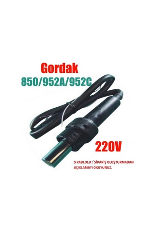 Gordak Gd 850 952a 952c için Yedek Hava Üfleme Kolu (5 Kablolu)