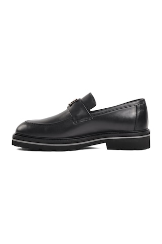 Siyah Hakiki Deri Erkek Loafer Ayakkabı Premium 2871 M Siyah