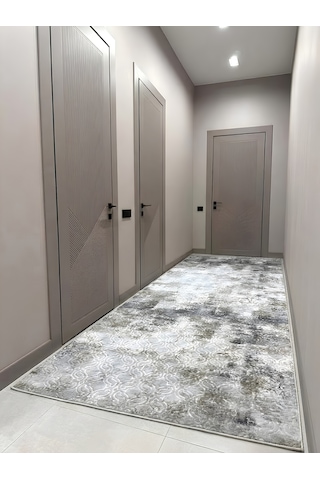 Arbese Premium Halı Yolluk Oturma Odası, Mutfak, Antre Ve Koridor Halısı Gri-vizon Arbs6bnyn