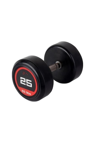 313 Spor 25 KG Kauçuk Kaplı Olimpik Dambıl - 1 Adet