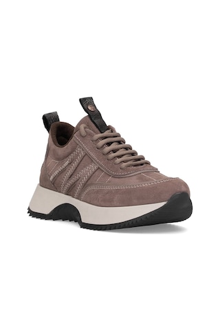 Mammamia D25ka-3700 Kadın Hakiki Nubuk Deri Casual Ayakkabı Vizon Vizon