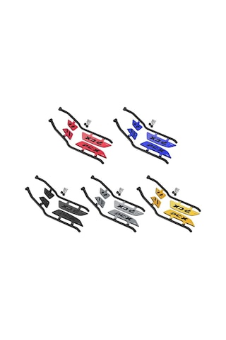 Honda Pcx 125 2025-2026 Koruma Demiri Basamak Paspas Seti Metal Modifiye Titanyum Renk Titanyum