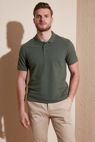 Buratti Pamuklu Regular Fit Düğmeli Erkek Polo Yaka T Shirt 5902127 Haki