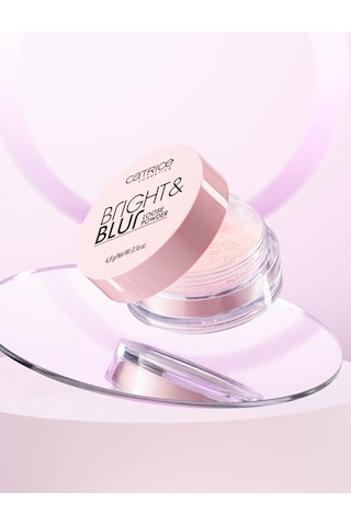 Catrice Bright-Blur Loose Powder 010 Yumuşatıcı Ve Açıcı Pudra Yumuşak Pembe 010 3'lü