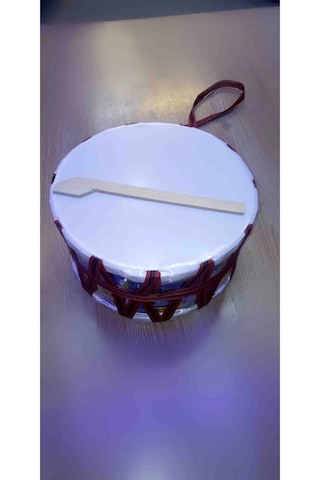 Oyuncak Davul Ve Tokmağı 25 Cm Ahşap