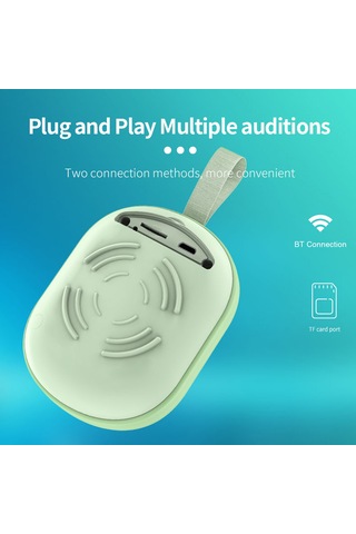 Springsun Afk Bt513 Bt5.1 Kablosuz Hoparlör Taşınabilir Açık Hava Hoparlörleri Rgb Işık Mini Ses Kut