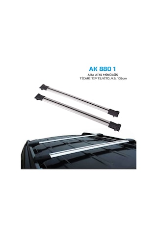 Tüm Araçlara Uyumlu Boy Port Bagaj Ara Atkı Tavan Barı 2'Li (327145533)