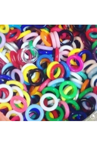 Akderepet Güvercin Simit Boncuk Çok Renkli 50 Adet Akderepet Güvercin Simit Boncuk Çok Renkli 50 Adet