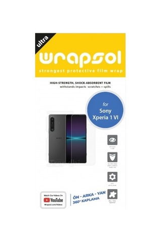 Sony Xperia 1 Vı Ön, Arka Ve Yan 360 Derece Tam Kaplama Poliüretan Film