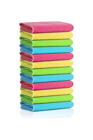 Mıclo Cleanıng / Mikrofiber Temizlik Bezi / Klasik Serii / 250 Gsm / Banyo, Mutfak Bezi / Bulaşık Kurulama Bezi / 4 Re Genel