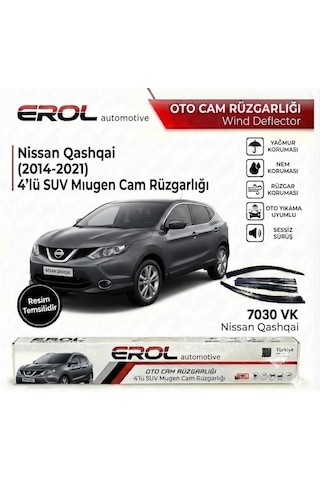 Nissan Qashqaı 2014-2021 4'lü Suv Mugen Cam Rüzgarlığı
