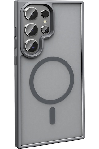 Toyigoo Galaxy Uyumlu S25 Ultra Kılıf M-safe Şarj Özellikli Mat Arka Yüzey Tygo Sio Kapak - Lila Lila