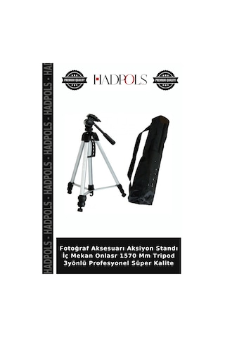 Fotoğraf Aksesuarı Aksiyon Standı İç Mekan Onlasr 1570 Mm Tripod 3yönlü Profesyonel Süper Kalite