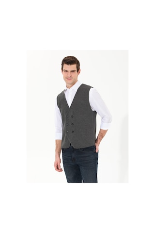 Pierre Cardin Erkek Gri Melanj Triko Yelek 50263176-vr086 Gri Melanj