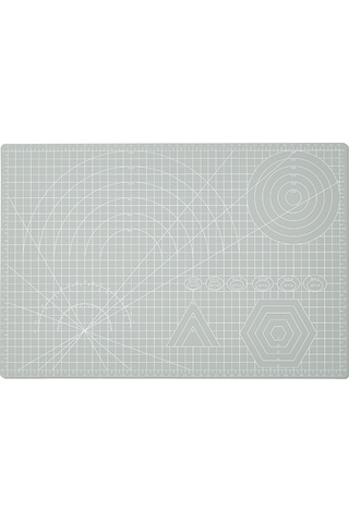 Aubyhe 2101 A3 Boyutlu Pvc Kesim Matı - Çift Taraflı, Dayanıklı, Temizlenebilir - Gri Yeşil Seçeneği Var