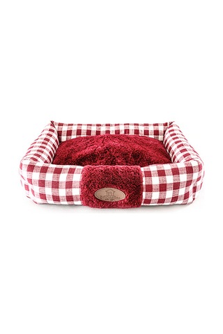 Geeroyoo Yumuşak Sıcak Evcil Hayvan Yatağı Bordo S