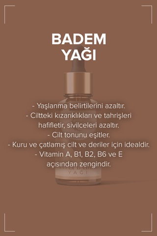 Tatlı Badem Yağı %100 Saf Ve Soğuk Sıkım