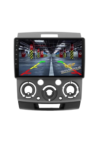 For-x Ford Ranger 2006-2010 -9''android Gerçek 2+32 Gb / 4 Çekirdek 1.6ghz / Wıfı 5.0ghz / Bt 5.4-kablosuz Carplay-hd Geri Görüş Kamera 9"