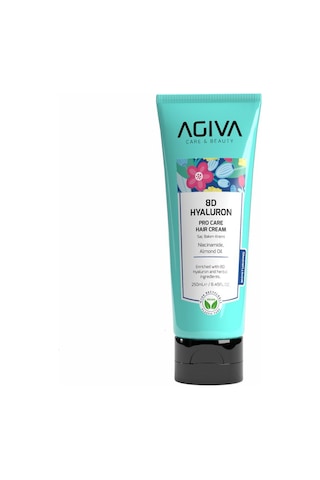 Agiva 8d Hyaluron Pro Care Niacinamid, Badem Yağı İçeren Saç Kremi 250 Ml