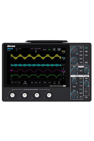 Micsig Mho14-200n Dijital Osiloskop, 4 Kanal, 200 Megahertz, Bataryalı